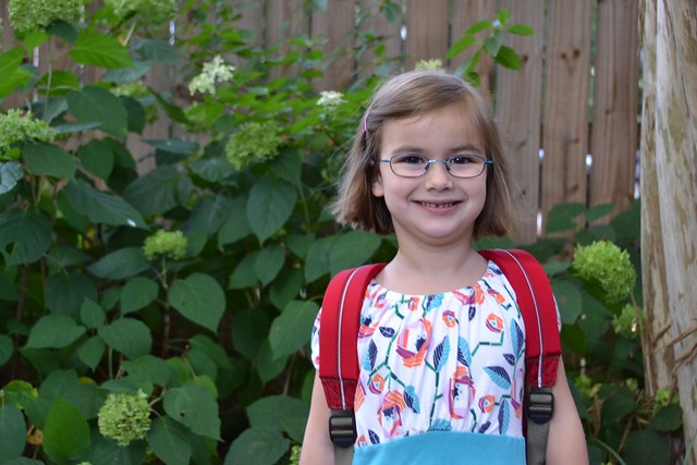 Lucy's first day of school picture