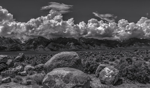 california clouds landscape rocks unitedstates highdesert lonepine easternsierra alabamahills