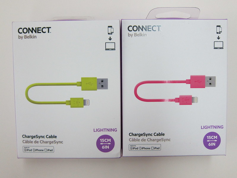 Belkin 6 Inch Lightning to USB ChargeSync Cable - Boxes
