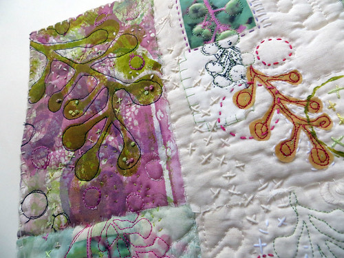 Poke Weed Heritage ~ an art quilt