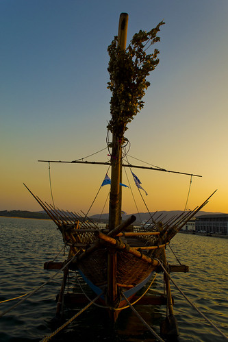 sunset jason ship troy greece argo volos