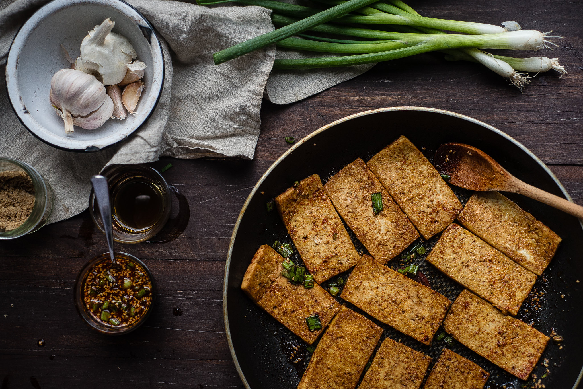 dubu jorim (korean soy-braised tofu)