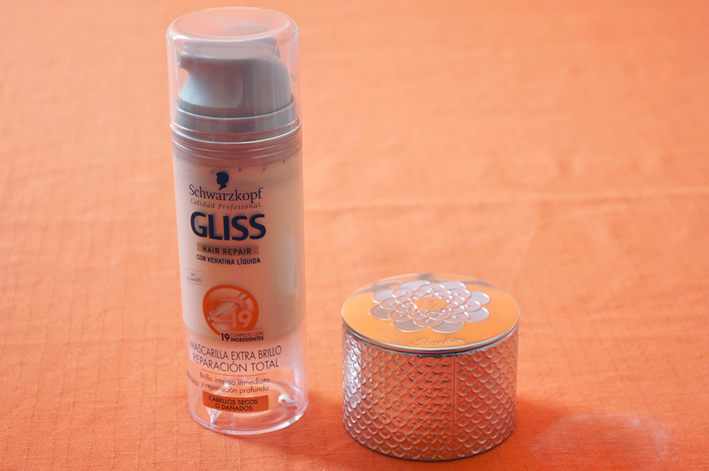 beauty tips, currently using, Gliss, guerlain, guerlain meteorites perles, hair products, makeup, something fashion, summer makeup, total repair, vanity