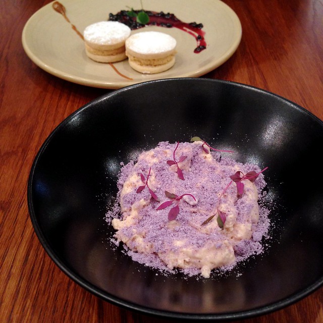Lima Floral Guava Mousse with Purple Corn Crumbs