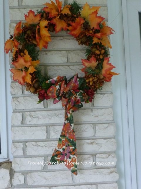 Fall wreath full