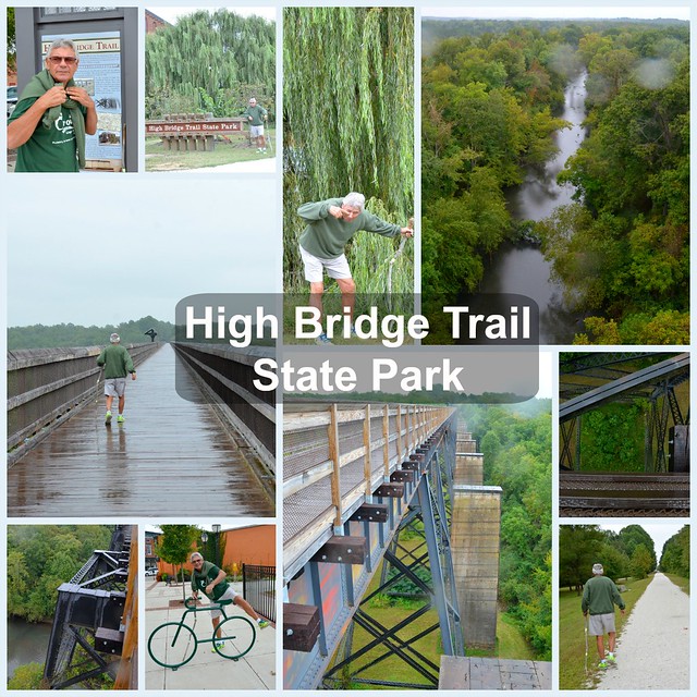 A collage from our day of fun out on the High Bridge Trail