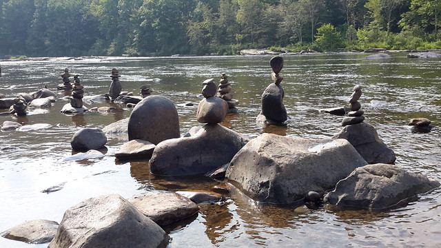Tim's rock cairns