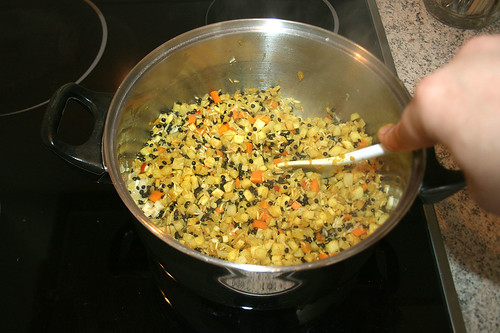 32 - Reis & Linsen mit andünsten / Braise rice & lentils lightly