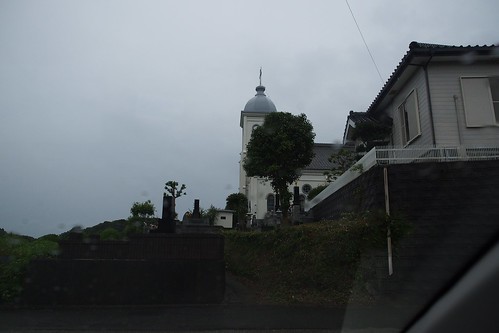 雨の大江天主堂