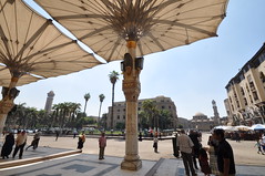 Al-Hussein Mosque umbrella
