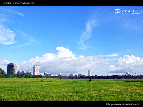 blue sky cloud india green skyscraper nikon cityscape kolkata cloudscape maidan westbengal d90 prasun centralkolkata nikond90 prasundutta paschimbanga prasunsphotography