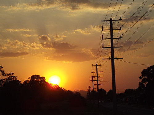 sunset australia victoria moe waterlooroad