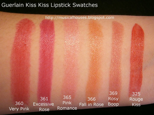 Guerlain Kiss Kiss Lipstick Swatches 4