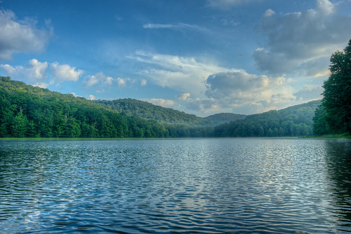 summer lake water landscape wv hdr photomatixpro greenbriercounty hdrextremes pentaxart pentaxk3