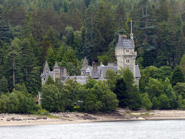Random highland castle on a random highland lake