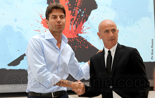 Pablo Cosentino presenta alla stampa mister Sannino