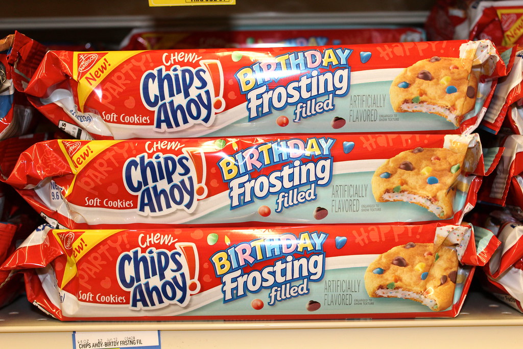Chips Ahoy Birthday Frosting Filled Cookies - 14376165790 Fc9f178298 B