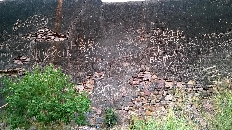 Mass Vandalisation at Golconda Fort