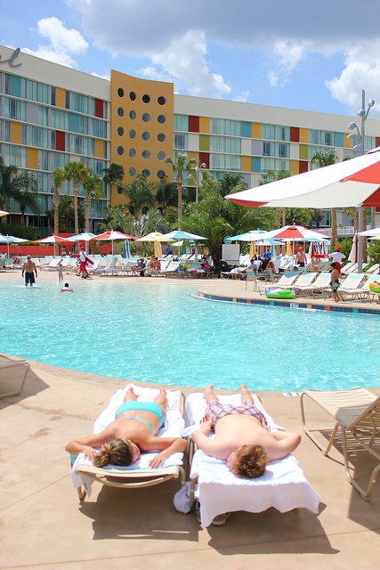 Cabana Bay Beach Resort lazy river at Universal Orlando