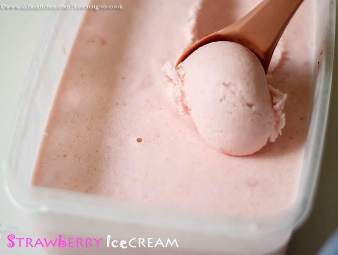 easy strawberry ice cream recipe