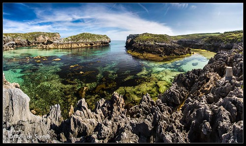 españa verde beach coral canon eos agua cue asturias playa calas 1740 llanes rocas piedras 6d turquesa principadodeasturias turquesaazul