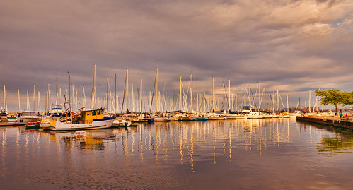 sunset cloud ontario canada reflection water burlington sailboat marina evening boat dock nikon waterfront cloudy sail mast d800