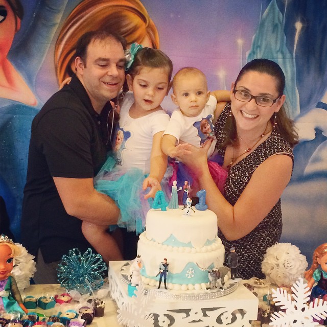 #latergram from this weekend of the fun #frozen #disney themed birthday #party we attended for our friends' kids.