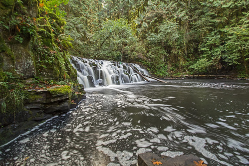 fall nature water creek waterfall falls beavercreek columbiacounty