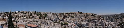 panorama flag capital amman jordan