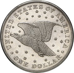 666r USA. 1 dollar ‘Gobrecht’ 1836