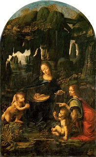 Leonardo da Vinci, Virgin of the Rocks. c. 1483-1486.