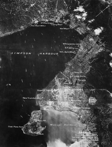 wwii ww2 worldwar2 1943 rabaul simpsonharbor