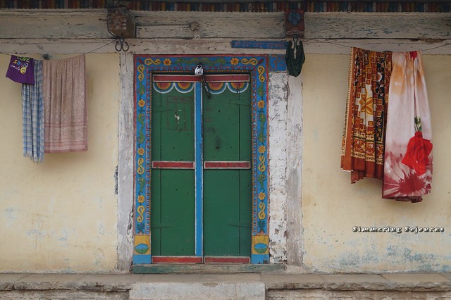 Door in a village in Maharashtra