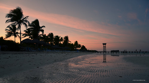 sunset beach americalatina cuba playa viajes vacaciones 2012 caribe cayoguillermo
