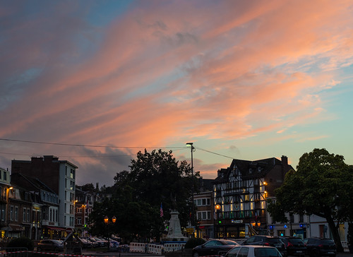 city sunset sky cloud colour canon 50mm cityscape belgium sony alpha f18 spa a7 fd ilce7