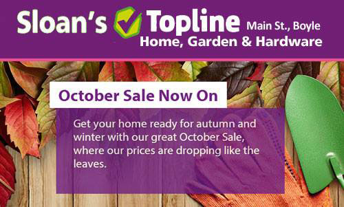 Sloan's October Sale