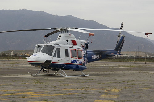 N405LN Bell 412 Rialto 11-03-14