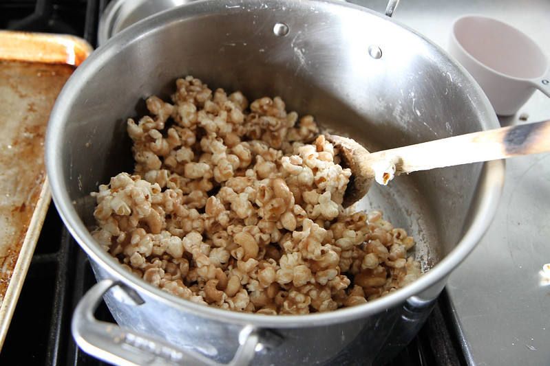 Salted Caramel Popcorn Balls (Vegan)