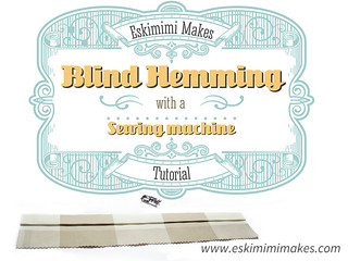 Blind Hemming With A Sewing Machine