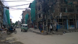 Kathmandu  City construction zone?