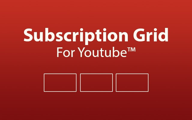 Subscriptions Grid For YouTube