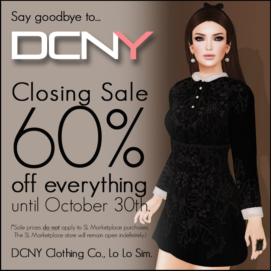 DCNY Closing Sale!