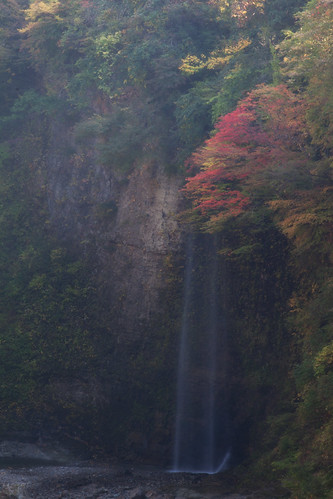 city autumn red colour nature dark landscapes october ghost culture falls waterfalls 日本 gorge 東北 akita tohoku yuzawa 2014 oyasukyo canonef200mmf28lusm