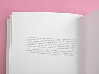 Sebastien Lifshitz, The Invisibles. Rizzoli International Publications 2014. Design: Isabelle Chemin. Pagina dei ringraziamenti, a pag. [144] (part.), 1