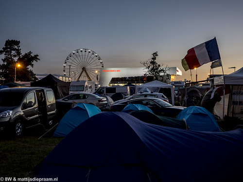 sunset building dusk flag tent porsche ferriswheel lemans campsite 24hours 2014 24heures houx vingtquatreheuresdumans