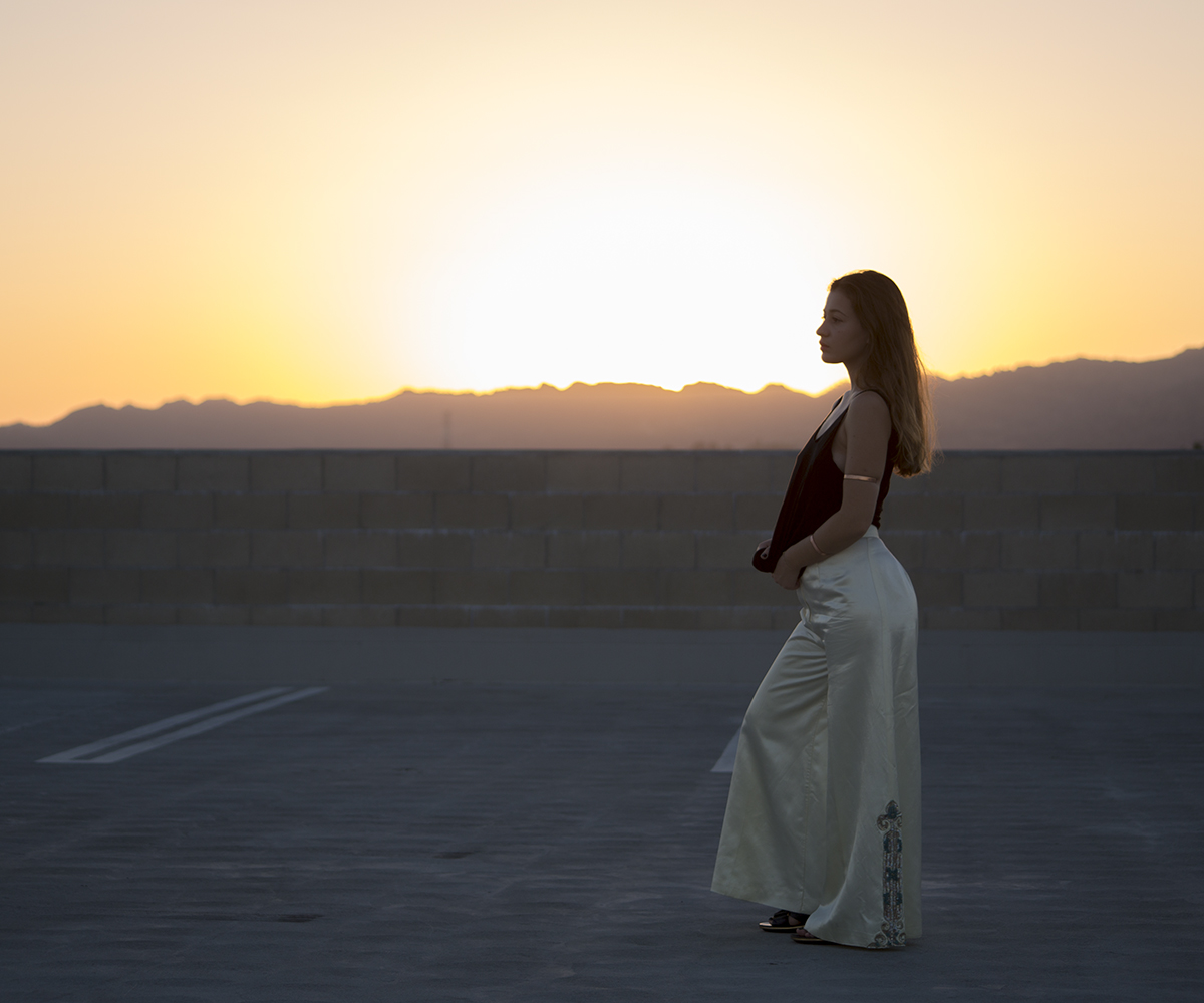 culottes at sunset