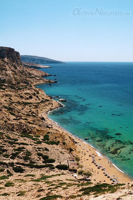 view 0000 Red Beach, Crete, Greece