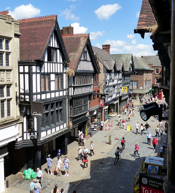 Chester city from the walls