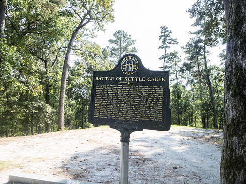 Kettle Creek Battlefield Historical Marker