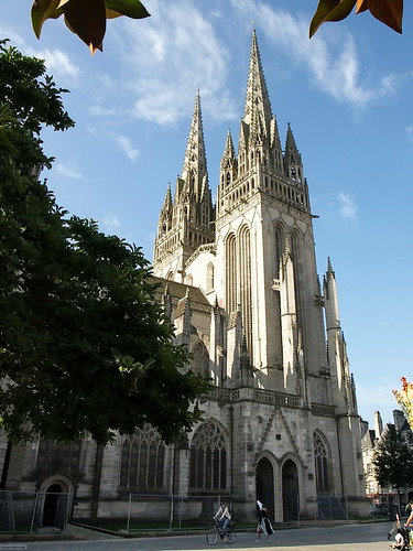 france gothic bigouden belfries 201409 bretagneregion finistèredepartment cathedralstcorentin quimpercapital